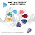 thumbnail image 3 of BESTSKY Guitar Picks,Resin Guitar Polish,2.4Mm Guitar Strings,Bluish Violet, 3 of 5