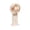 B-Beige, variant on Lightweight Transparent Fan, Battery Powered Handheld Fan, 3 Speed Quiet Pocket Ventilator, 500mAh Rechargeable Device for Makeup and Women