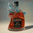 thumbnail image 3 of Animal Whiskey Bottle - Shark spirits Decanter, Transparent Engraved Animal Shape Glass 300ml (C), 3 of 5