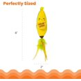thumbnail image 5 of Catstages Crunchy Pickle Kicker Cat Toy – Plush Crinkle Toy with Catnip and Dental Mesh, 6.5", 5 of 10