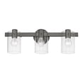 thumbnail image 3 of 17233-46 Livex Lighting Munich - 3 Light Bath Vanity In Contemporary Style-8.5 Inches Tall and 22.5 Inches Wide-Black Chrome Finish, 3 of 14
