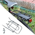 thumbnail image 1 of Portaequipajes trasero para bicicleta, de acero, ligero y resistente, para la parte trasera de la bicicleta 14 pulgadas, 1 of 8