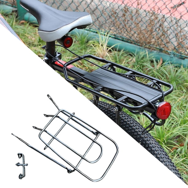 Portaequipajes trasero para bicicleta, portaequipajes para bicicletas, resistente, de acero, universal, engrosado, para asiento trasero de bicicleta. 14 pulgadas