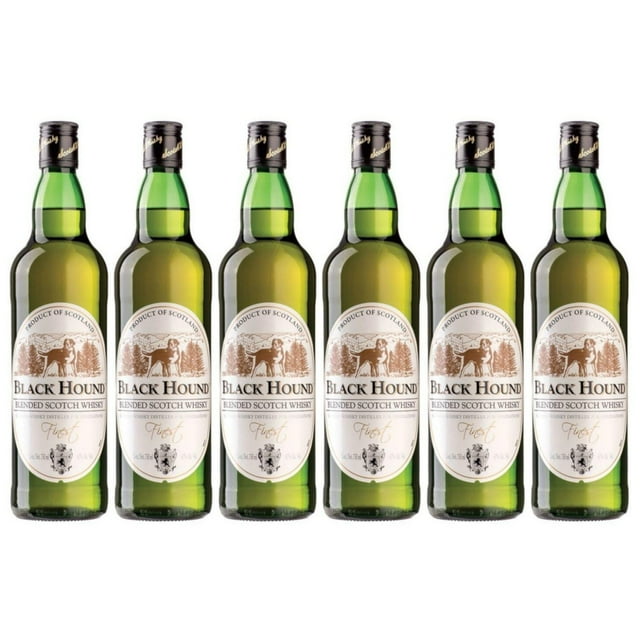 Pack de 6 Whisky Black Hound 750 ml