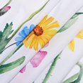 thumbnail image 5 of JOOCAR Floral Shower Curtains for Bathroom with 12 Hooks Washable Polyester Fabric 72"x72" inch, 5 of 7