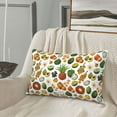thumbnail image 4 of Plush Throw Pillow Covers, lemon fruits vegetables Pillow Cases with Invisible Zipper, Breathable Microfiber Pillow Cases Standard Size for Sleeping Bedroom Sofa Living Room 16x24, 4 of 5