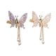 thumbnail image 5 of 2x Butterfly Hair Clips Bangs Clip Headpiece for Women Girls Wedding Jewelry Macarena Pinza para el cabello, 5 of 5