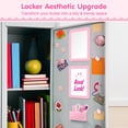thumbnail image 5 of MoKo 15pcs Locker Accessories with Locker Mirror, Whiteboard, Markers, Pen Holder, Pink, 5 of 7