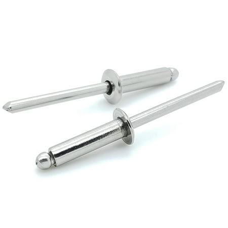 

1000 Qty Aluminum Blind Rivets Bulk (#6-8) 3/16 Diameter x 1/2 Grip (BCP477)