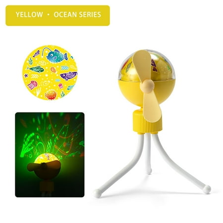 

Clip Fan With Flexible Tripod 360° Rotatable Quiet USB Clip On Fan With Colorful Projection Lamp With Travel Fan 3 Camping Fan Speed For Travel Office Desktop Fan Room Outdoor