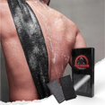 thumbnail image 1 of Toallita exfoliante extra áspera, exfoliante extremo para cuerpo y espalda para ducha, exfoliante áspero higiénico extra largo, paquete de 2 unidades para hombres y mujeres, negro y gris Killer Exfoli, 1 of 5
