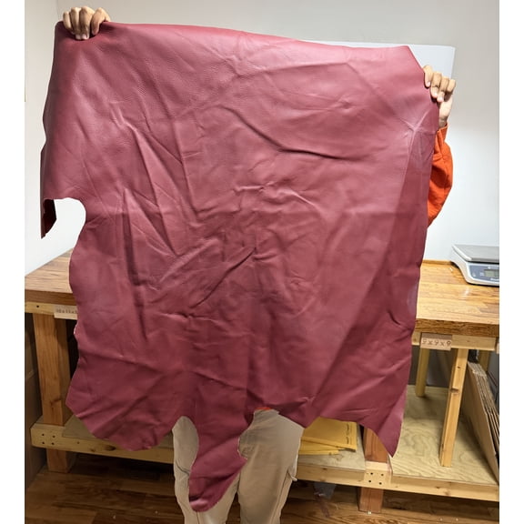 Large Premium Upholstery Leather Scraps – Genuine Cowhide Pieces (Up to 24") – Project Ready Remnants for Handbags, Cushions & Crafts – 3lb, 5lb, or 10lb Bundles