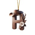 thumbnail image 2 of CaiYueKe Alphabet Christmas Ornaments, 26 Pc Set DIY Christmas Tree Letters, Acrylic Letter Pendants with Santa Hat Design, Xmas Decor for Tree Home Holiday Decorations, Acrylic Letters, 2 of 7