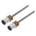 thumbnail image 4 of 2Pcs DC Geared Motor Copper 30RPM Impact Resistance Low Noise Reduction Motor DC6V M4x55mm, 4 of 5