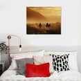 thumbnail image 5 of COMIO 3D Art Prints, Cowboys on Horseback, Wrangling Horses on Dusty Ranch, Western Lasso, Horse Farm Animals in Moody Sepia Style, Canvas Prints, Framed print,Wall, 5 of 5