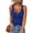 Royal Blue, variant on BTFBM Spring Tops for Women Summer Scoop Neck Ribbed Henley Button Sleeveless Casual Basic Tank Top Clothes Outfits