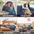 thumbnail image 2 of Yayeee Throw Blanket for Couch Soft Warm 60" x 80" Sofa Chair Bed Decoration, Astronaut in Space Pattern, 2 of 7