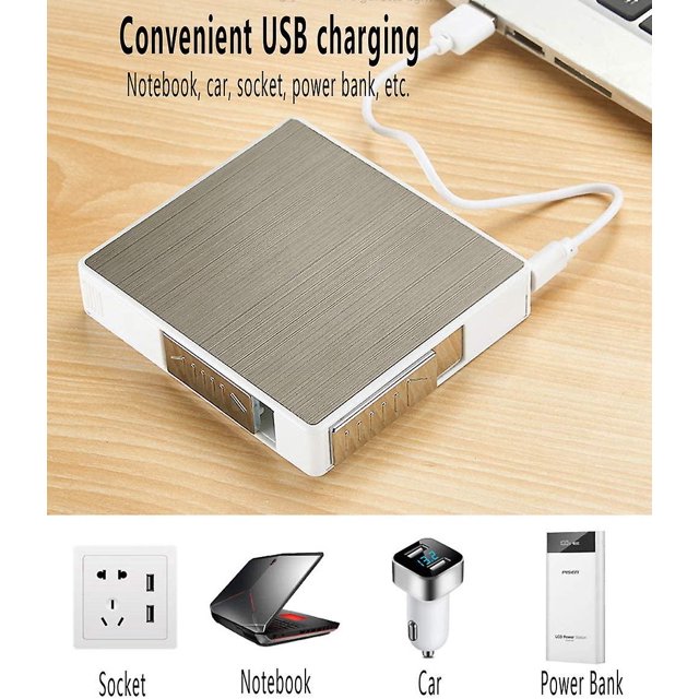 Caja de cigarrillos con encendedor eléctrico, Caja de cigarrillos con encendedor de metal