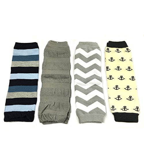 Set of 3 allydrew Playful Patterns Baby & Toddler Leg Warmers 