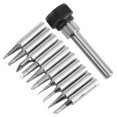 thumbnail image 4 of Lead Free Solder Iron Tips 900M?T Soldering Station Tool (10 Tips 1 Retaining Sleeve), 4 of 5