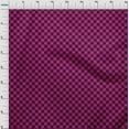 thumbnail image 3 of oneOone Polyester Lycra Fuschia Pink Fabric Check Sewing Fabric By The Yard Printed Diy Clothing Sewing Supplies 56 Inch Wide, 3 of 4