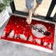 thumbnail image 2 of Adornos navideños para el hogar, Felpudo de Papá Noel, muñeco de nieve, adorno de Navidad, regalos de Año Nuevo 2023, decoración de fiesta de Navidad, Natal Noel 2022, 2 of 4