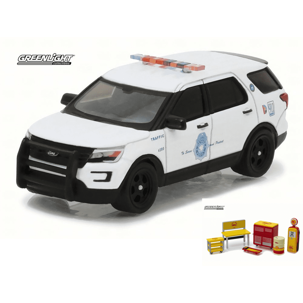 Diecast Car & Shop Tools Package 2016 Ford Police Diecast Car & Shop Tools Package 2016 Ford Police