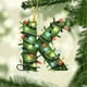 thumbnail image 1 of Adorno Navideño con 26 Letras para Árbol de Navidad, Colgante, Adorno Navideño, Decoración Navideña, Colgante para Árbol de Navidad., 1 of 7
