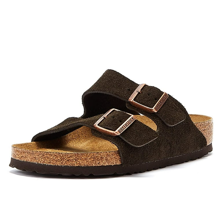 Birkenstock Men's Heels Sandals Open Toe Sandals , Brown Marron