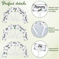 thumbnail image 4 of 15 Pcs White T-Shaped Acrylic Plant Labels with Floral Border Herb Theme Waterproof Garden Stake Labels for Indoor Outdoor Potted Plants Nursery, 4 of 7