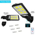 thumbnail image 6 of Solar Motion Sensor Lights Outdoor, Dusk To Dawn Security Lights with Remote, Ip65 Waterproof Led Wall Lamps for Yard, Garage, Pathway, 6 of 7