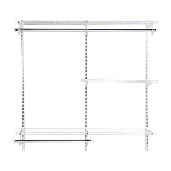 Rubbermaid Closet Rubbermaid Configurations 4 Ft. To 8 Ft. Adjustable Closet System - Pack of 3