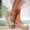 Gold, variant on Women's Cute Wedge Heel Sandals Snake Print Peep Toe Jute Wrapped Slingback Casual Summer Beach White 43