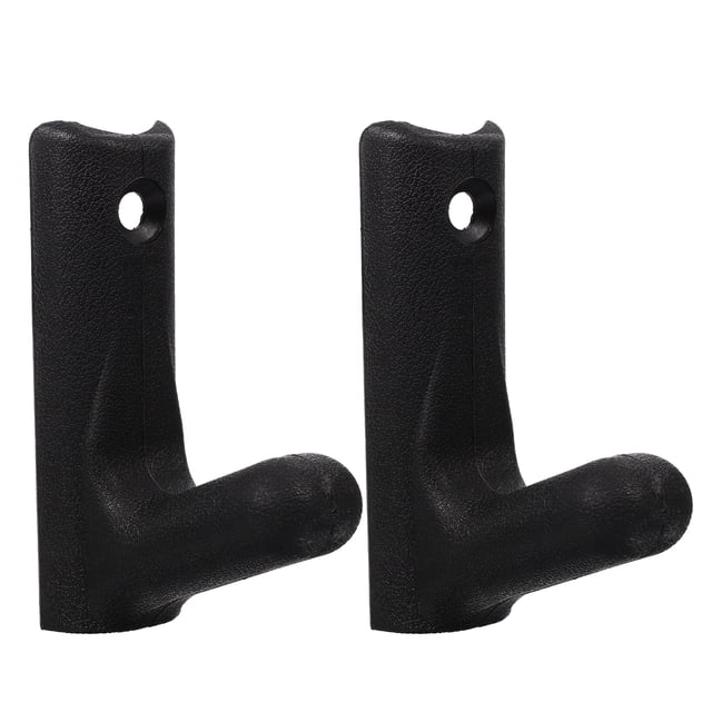 KAKOWELY 2Pcs Wall Mounted Barbell Rack Barbell Storage Rack Weight Bar Holder Fitness Equipment Rack,6.3"X4.13"X1.97"