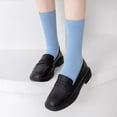 thumbnail image 2 of Women's Super Soft Casual Socks Combed Crew Socks Ankle Socks 3 Pairs, 2 of 6