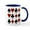 White/Navy Inside, variant on CafePress - Playing Card Symbols Mug - 11 oz Ceramic Mug - Novelty Coffee Tea Cup