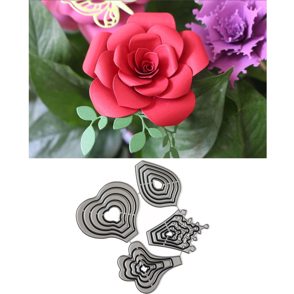 Christmas Clearance Deals Flower Heart Metal Cutting Dies Stencils DIY  Scrapbooking Album Paper Card - Walmart.com