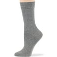 thumbnail image 5 of 7BIGSTARS KINGDOM Women's Cotton Dress Socks - 4 Pack Medium - Thin Solid Casual Crew, Black, Dark Navy, Grey, Dark Grey , Sock Size 9-11 Shoe Size 5-9 M, 5 of 10