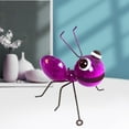 thumbnail image 3 of Conjunto de decoración de jardín de s Decoración de pared de jardín de s Decoración colgante de 3D lindo Co Púrpura Macarena Insecto hormigas, 3 of 7