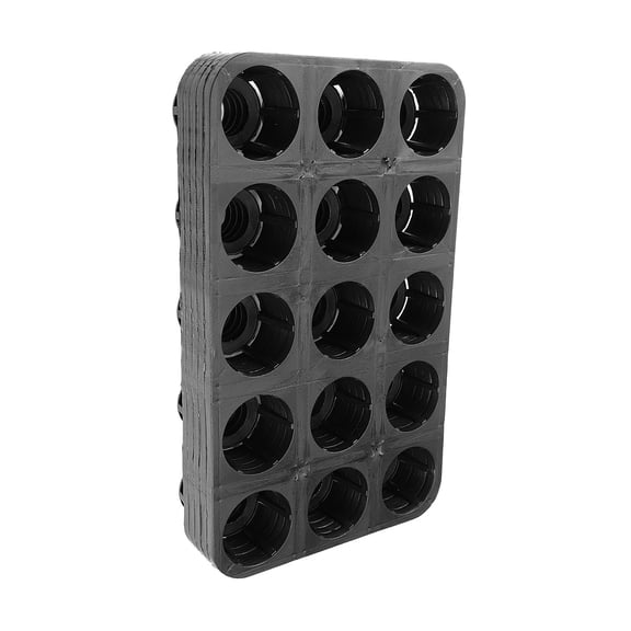 HEMOTON  5 Pcs 15-hole Phalaenopsis Pallet Sprout Multiple Plants Nursery Growing Trays