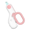 thumbnail image 2 of Mini cortaúñas para gatos con luz LED, kit para el cuidado de las uñas con lima para cachorros, gatitos y conejos, color rosa, 2 of 12
