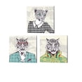 thumbnail image 1 of Metaverse Matt Spencer 'Pretty Girl, Loverboy & Sporty Guy' Canvas Art (Set of 3), 1 of 5