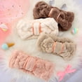 thumbnail image 5 of Paquete de 4 diademas de microfibra para maquillaje Facial, paño elástico para la cabeza para mujeres y niñas, lavado de cara, ducha, Yoga, deportes, 5 of 5
