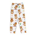 thumbnail image 4 of Disketp Tigers Go In For Sports Print Women'S Comfy Pajama Pants Casual Drawstring Palazzo Lounge Wide Leg Pants, 4 of 9