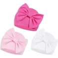 thumbnail image 1 of Gorros para recién nacidos para niñas Lindos gorros con lazo para bebé Gorro para recién nacido Gorro suave para recién nacido, 1 of 5