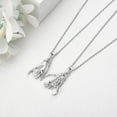 thumbnail image 3 of Matching Necklaces S925 Sterling Silver Pinky Promise Matching Couple Necklace Best Friend Necklaces Jewelry Gift for Women Men, 3 of 6