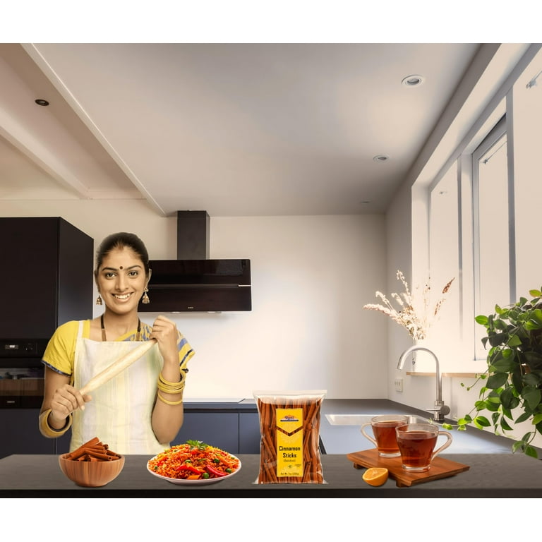 Rani Cinnamon Sticks 7oz (200g) - 36-44 Sticks - Strong Aroma, Perfect for Baking, Cooking & Beverages | 3+ Inches Length - Cassia Saigon Cinnamon from Vietnam | Kosher