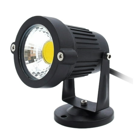 Landscaping Ideas For Outdoor Patio 7W COB LED Lawn Lamp with Base DC12-24V Outdoor Landscape Light Spot Light IP65 Water Resistance for Garden Patio Yard Courtyard White ()