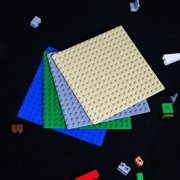 Brick Loot Custom Molded ABS Baseplate Bundle, Compatible with Major Brands, 10 pack, 5 by 5