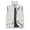 White, variant on SHTXOZHI Mens Plus Size Breathable Outerwear Vests Sleeveless Solid Color Layering Casual Jackets with Pockets